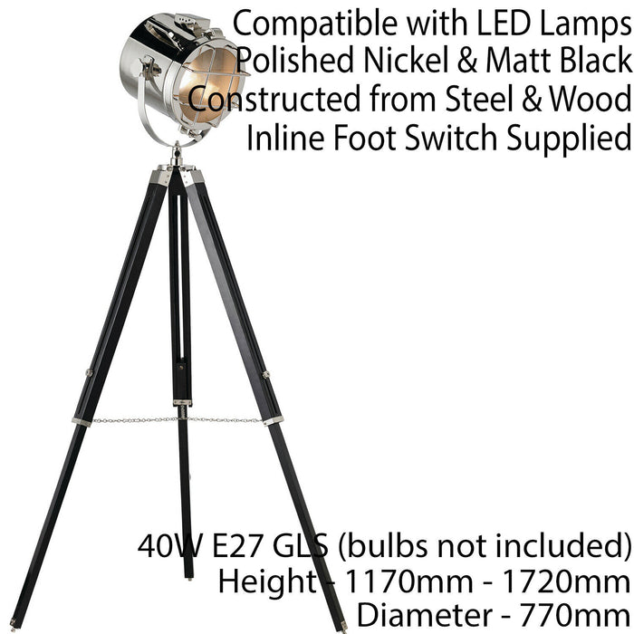 theatre tripod lamp