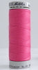 Reel of polyester sewing thread