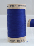 Wooden reel of Ocean Blue Organic Cotton Sewing Thread