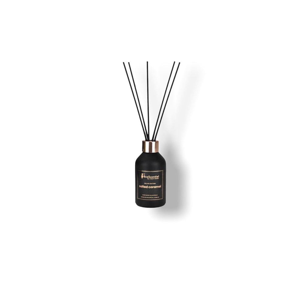 Salted Caramel Medium Reed Diffuser - Deluxe Ecoscential 