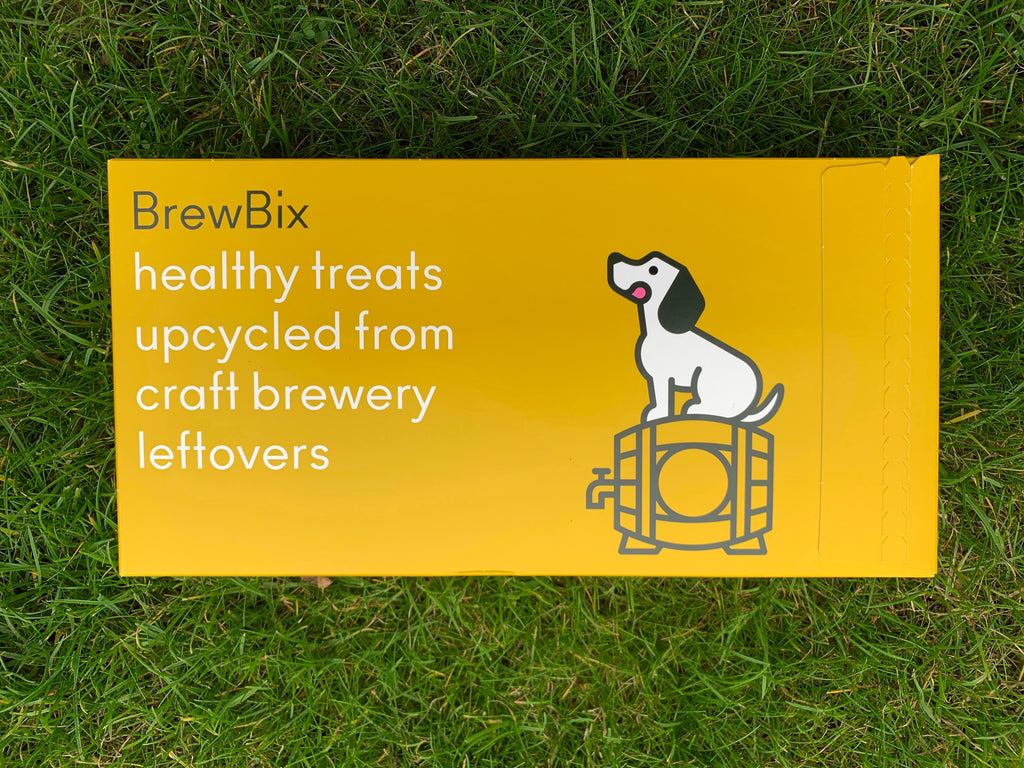 Box of BrewBix on grass