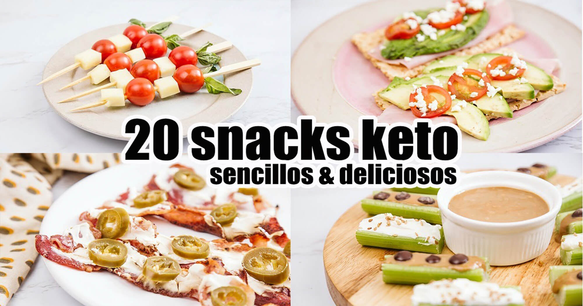 20 Snacks Keto para quitarte el hambre – Keto con Laura