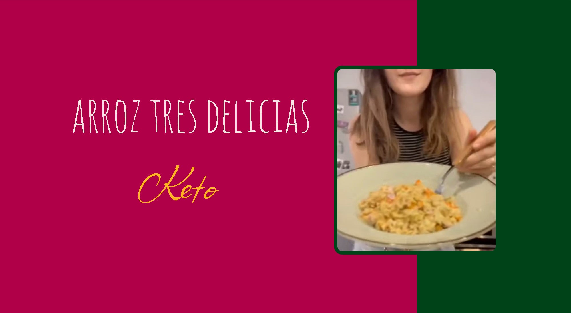 Receta de arroz de coliflor tres delicias keto – Keto con Laura