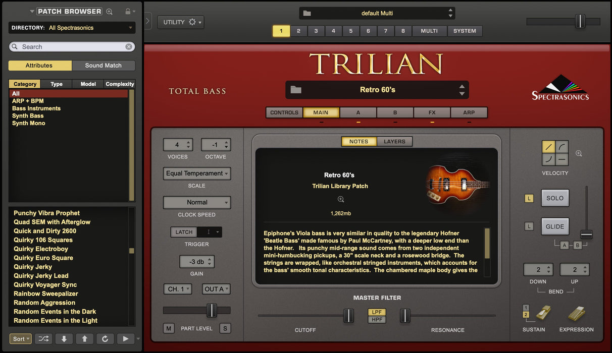 trilian bass vst free