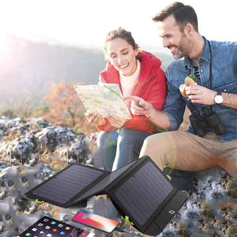 AllPowers™ chargeur solaire portable avec batterie Integrée