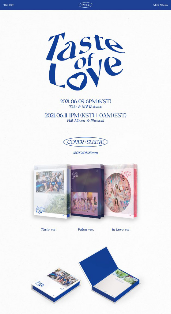 Twice Taste Of Love 10th Mini Album Cheotnun Ph