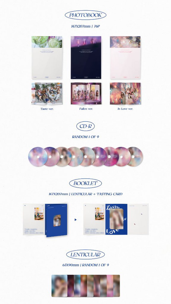 Twice Taste Of Love 10th Mini Album Cheotnun Ph