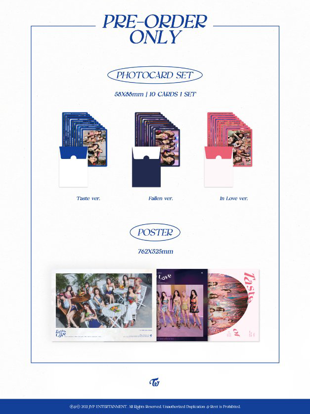 Twice Taste Of Love 10th Mini Album Cheotnun Ph