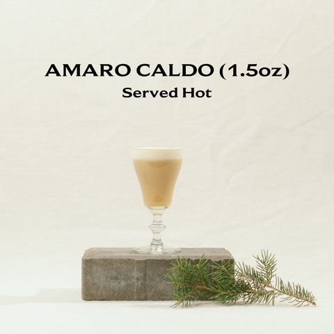 Amaro Caldo, Classic European Cocktail, Canmore, Alberta, Canada