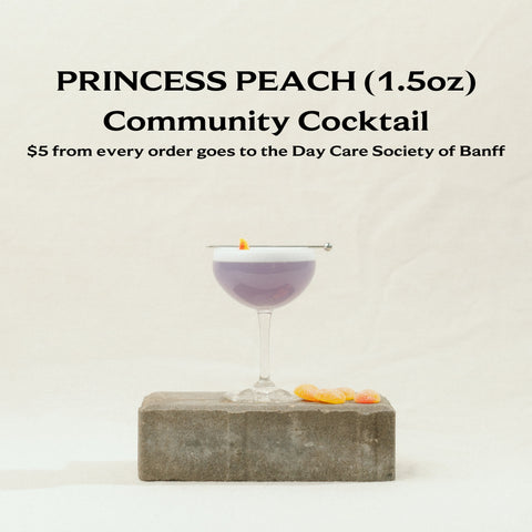 Princess Peach Community Cocktail Donation, Canmore, Banff, Alberta
