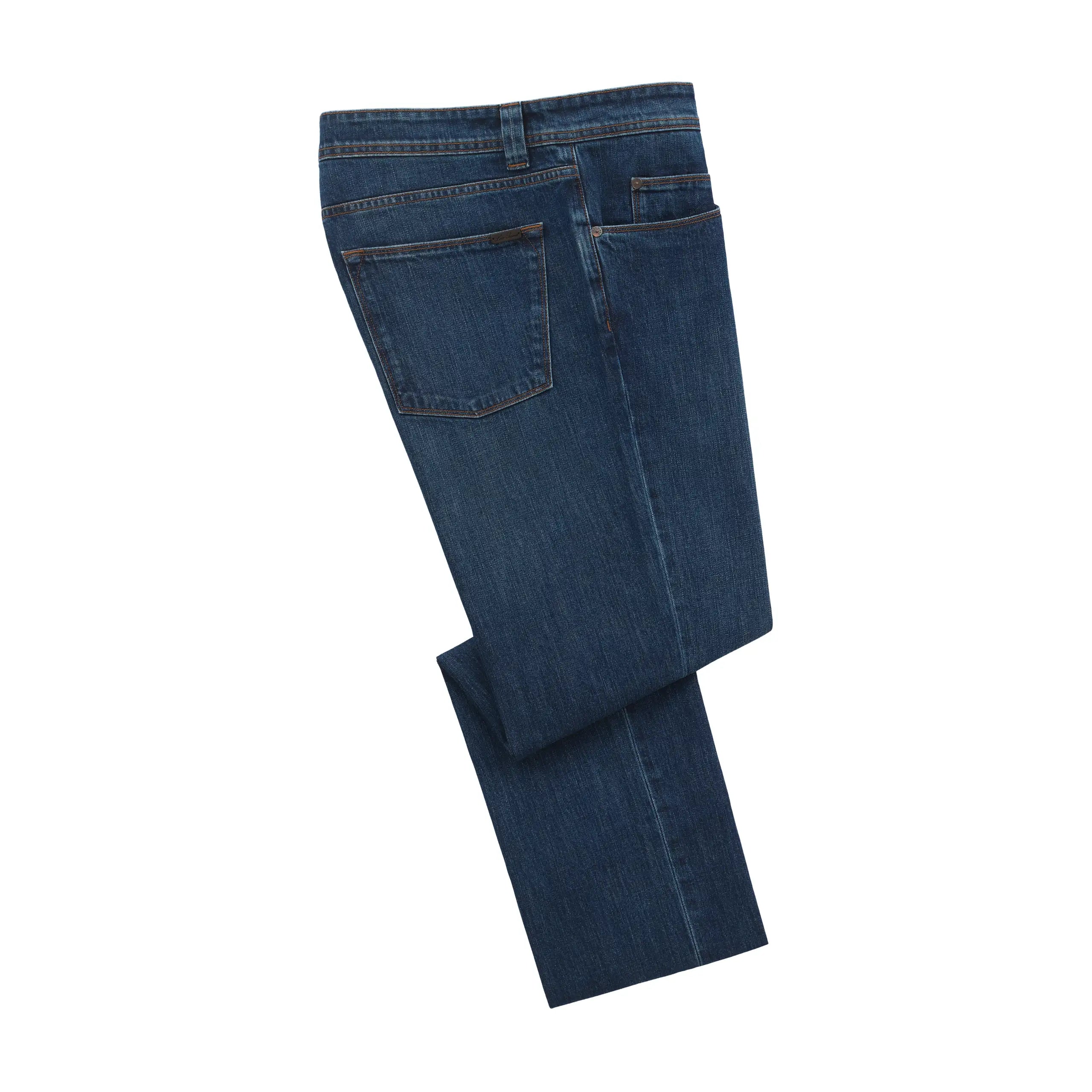 Loro Piana Slim-Fit Stretch-Cotton Jeans in Denim Blue | SARTALELoro Piana  | Slim-Fit Stretch-Cotton Jeans in Denim Blue | SARTALE