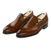 "Magnifico Reverse" Wholecut Slip-On Loafer with Reverse Stitched Split-Toe Apron Details