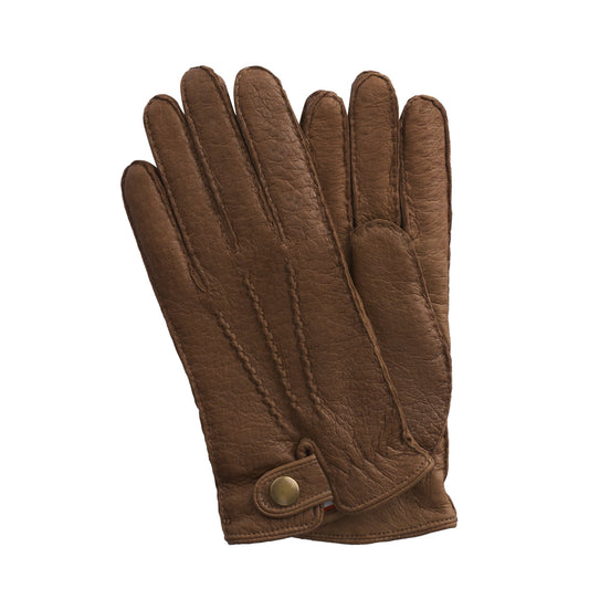 Dents Leather Cashmere-Lined Gloves - Black - 9.5