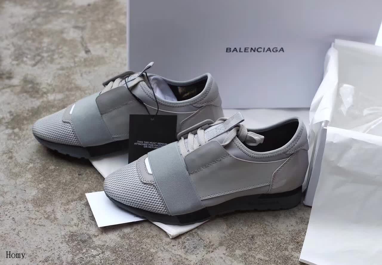 Balenciaga Men's Arena Leather Casual Sneakers Shoes