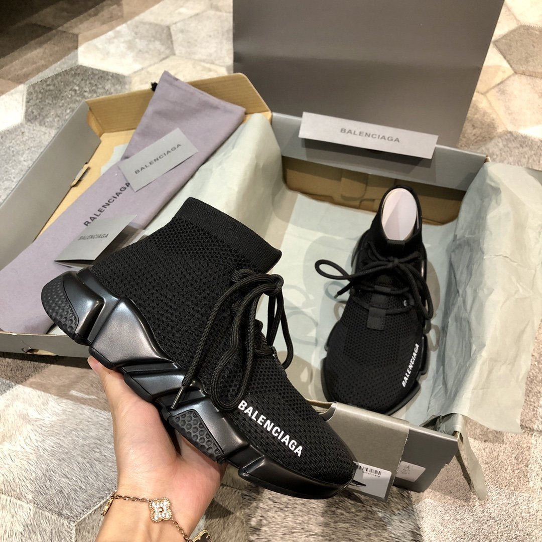 Balenciaga Women's and Men's New Trending Casual Sock boots Running Sport Sneakers Shoes BLA