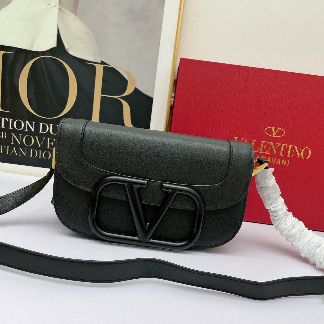 Valentino Women Leather Shoulder bag Tote Shopping Bag