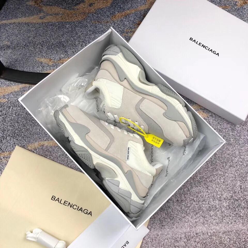 Balenciaga Women's Leather Triple S 2.0 Sneakers Shoes