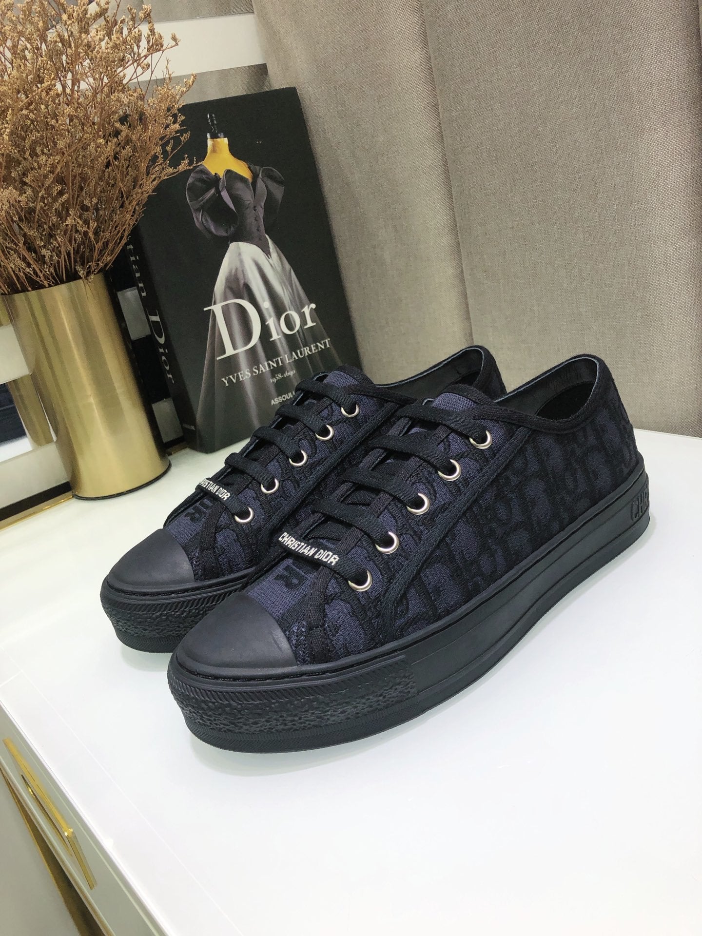 DIOR 2022 Newest Women Leather Low Top Sneakers Sports Shoes  Casual shoes