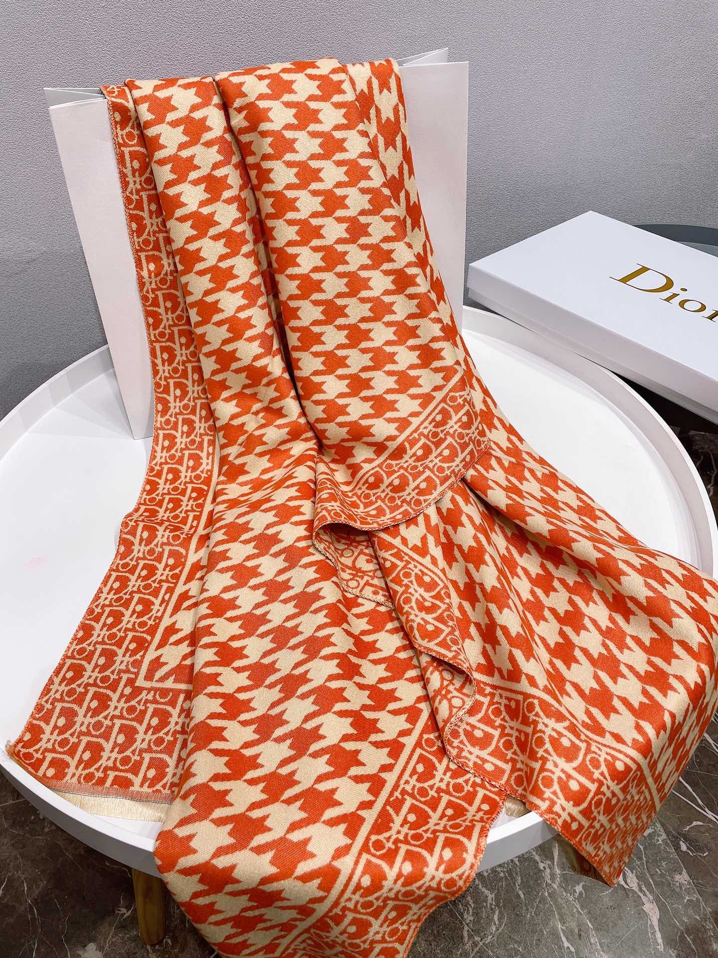 Dior Winter Women popular Shawl Warm Knitted Scarf Wool Scarf,Size: 180cm x70cm