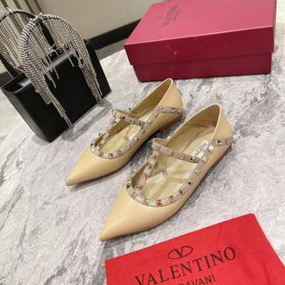 Valentino 2022 New Women Fashion Leather Casual High Heeled Shoes Flat Sandal Slippers