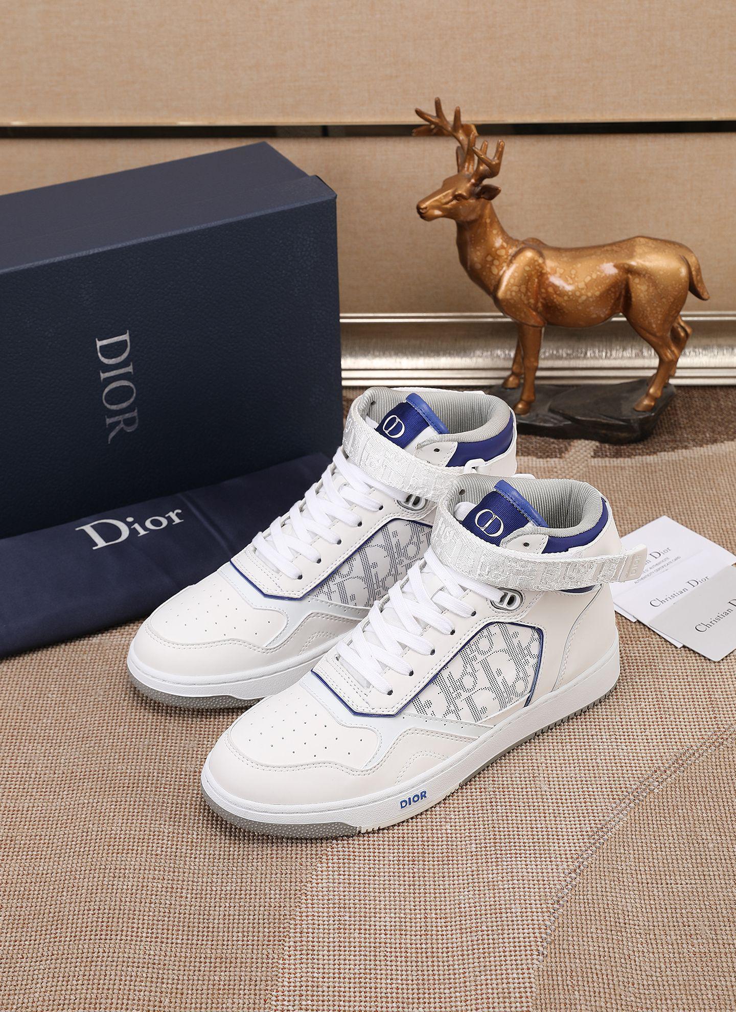 DIOR 2022 Newest Men Leather Casual Sneakers Sports Shoes