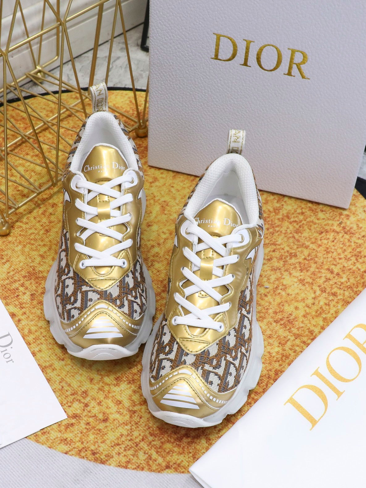 DIOR 2022 Newest Men Women Leather Casual Sneakers Sports Shoes