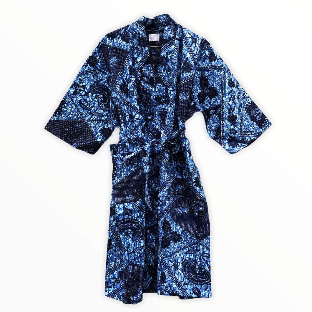 Kimono - Blå toner, Umoja.dk
