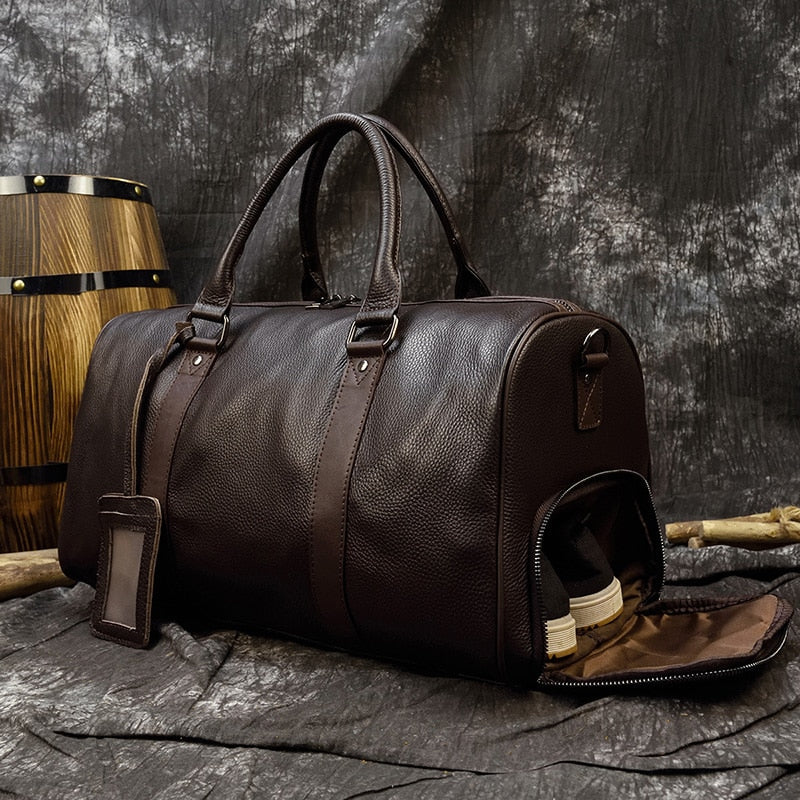 Leather Travel Bag – aprasi