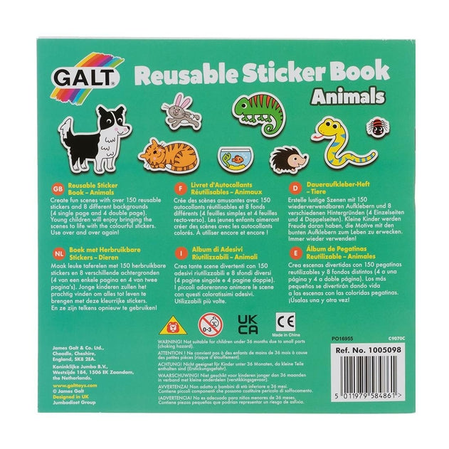Reusable Sticker Book - Animals 