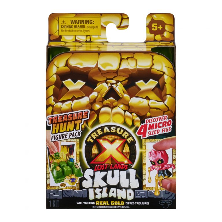 Treasure X Lost Lands Skull Island Frost Tower Micro Playset, 15