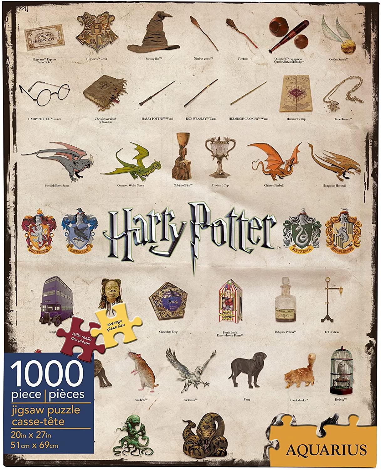Clementoni 1000 Pieces Harry Potter Puzzle Golden