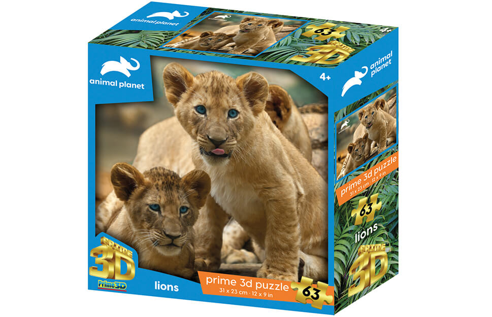 Super 3D National Geographic African Lion 500pc Puzzle - Goliath #1  :Goliath #1