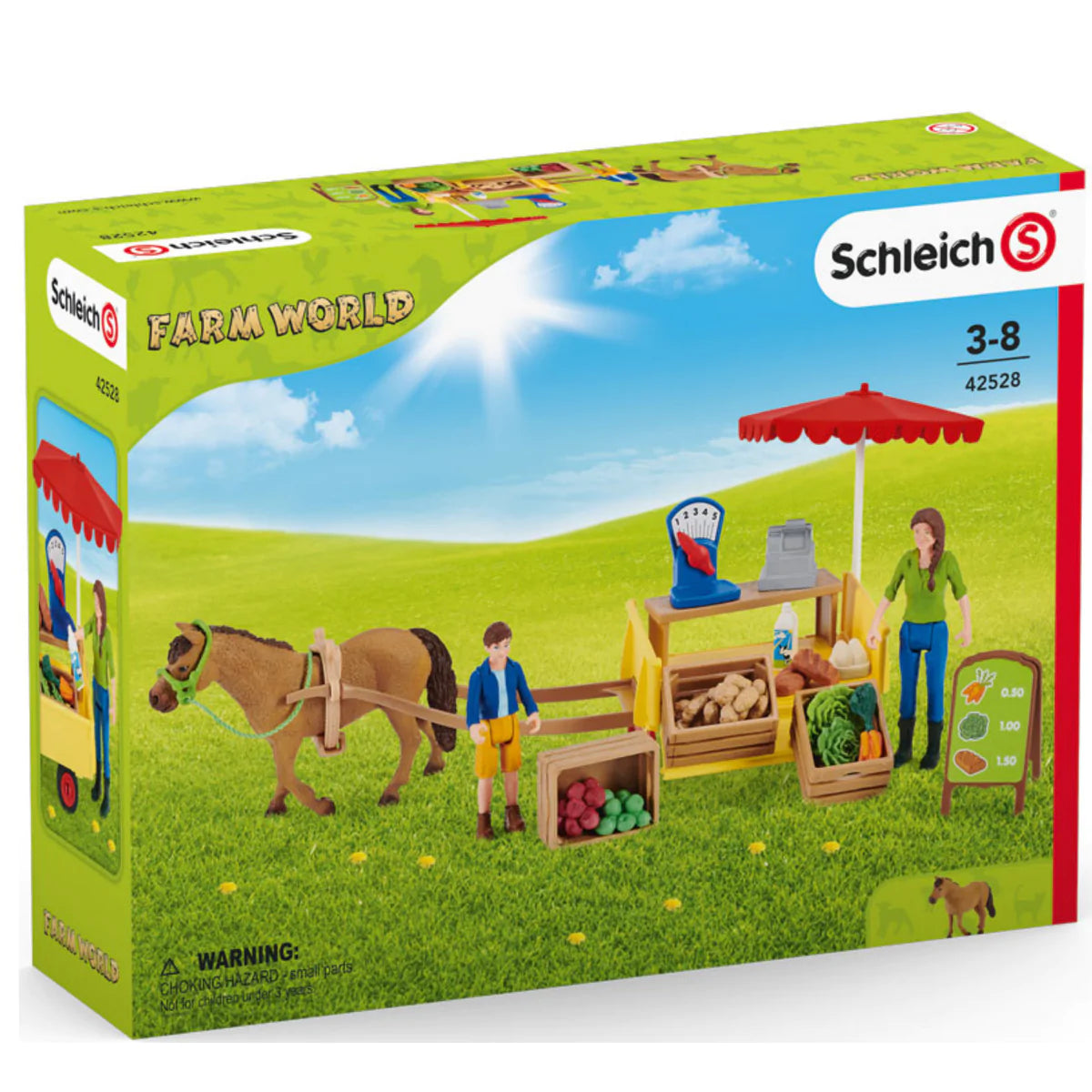 schleich 42443 HORSE CLUB Mias Voltigier Knight Set, for Children from 5-12  Years, HORSE Club - Playset