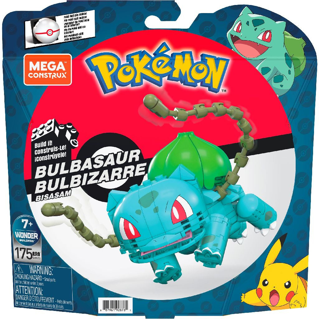 MEGA Pokemon Building Toy Kit Charizard (222 Pieces) with 1 Action Figure  for Kids
