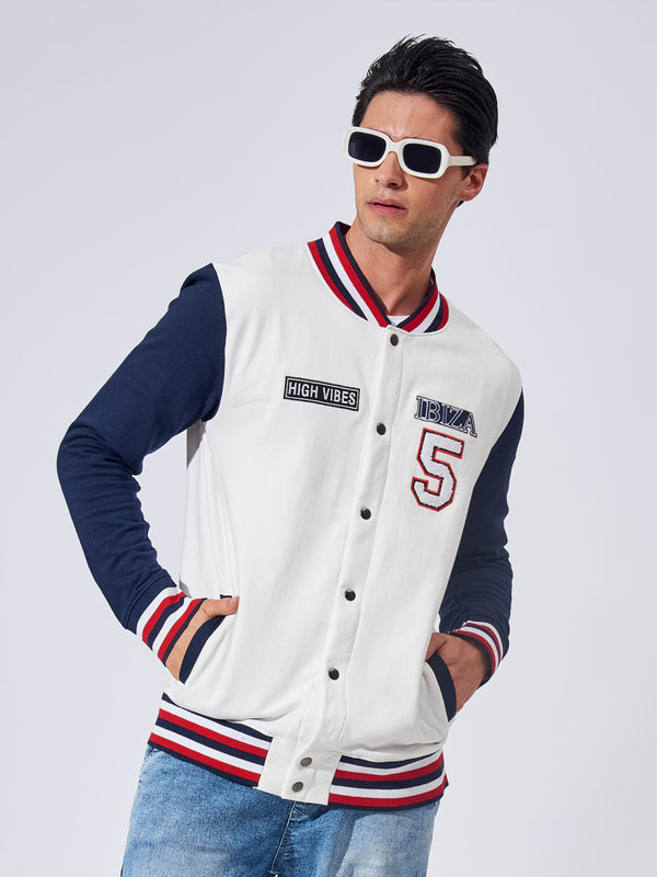 Buy Varsity Navy Yellow Jacketfrom Maniac Life store XL