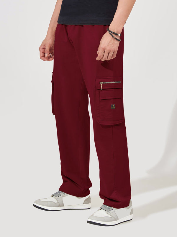 Men Maroon Cotton Cargo Pant, Regular Fit at Rs 270/piece in New Delhi |  ID: 2851858569848