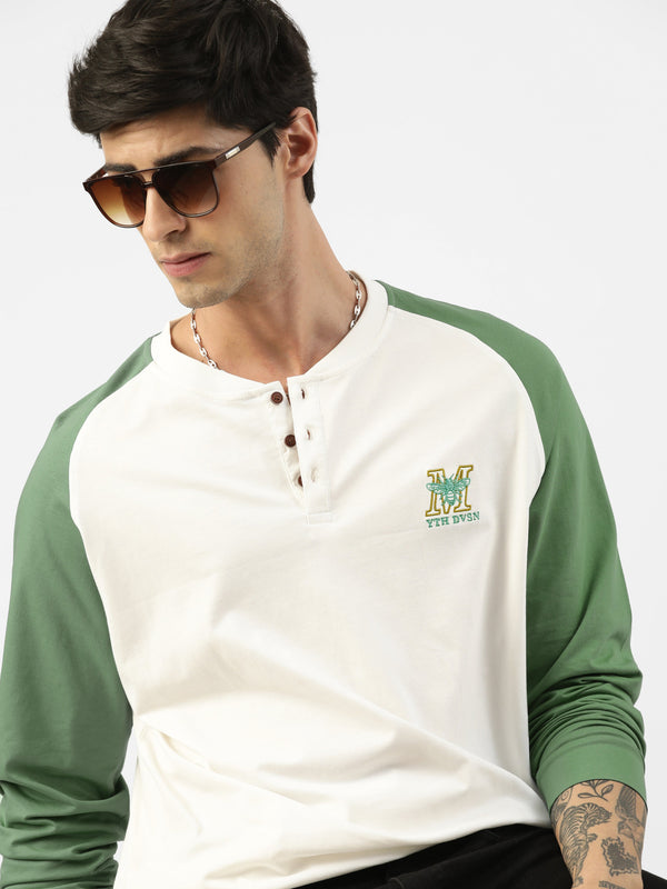 Buy Brooklyn Hunter Green White Oversized T-Shirtfrom Maniac Life