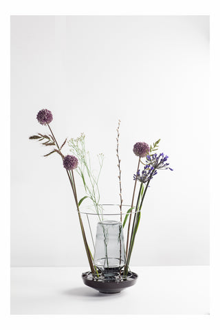 Originální skleněná váza, Designová váza, Kvalitní váza, Doplňky do domácnosi, Luxusní interiér