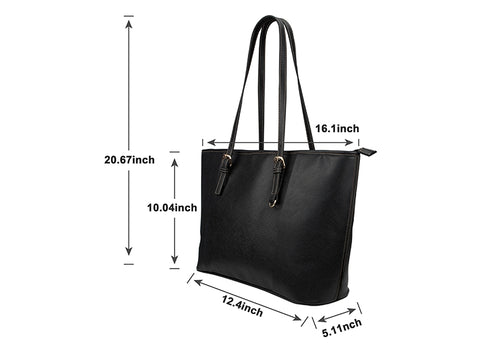 leather tote bag measurements