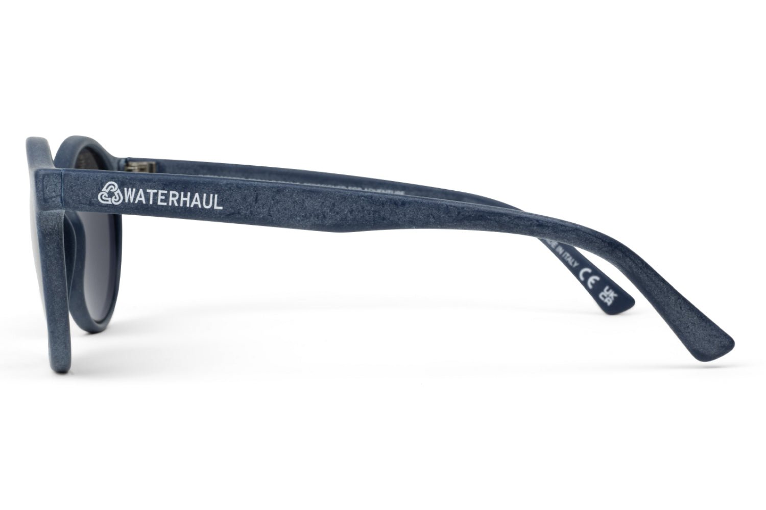 Harlyn Navy Blue Round Sunglasses