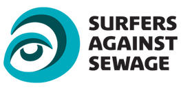 Blue and black Surfers Against Sewage logo