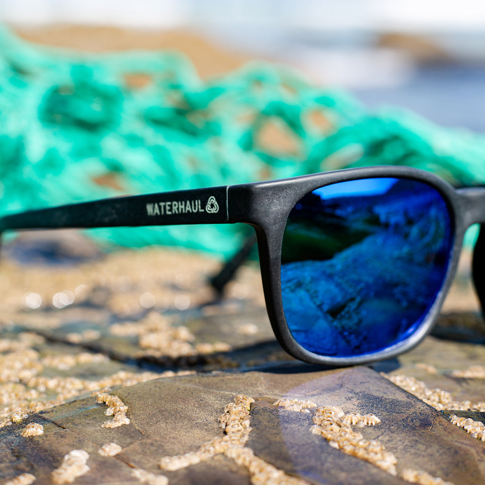 waterhaul sunglasses frames made from 100% recycled fishing net