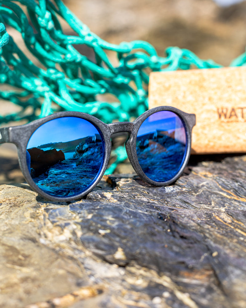 Waterhaul harlyn slate blue mirror mineral glass lenses
