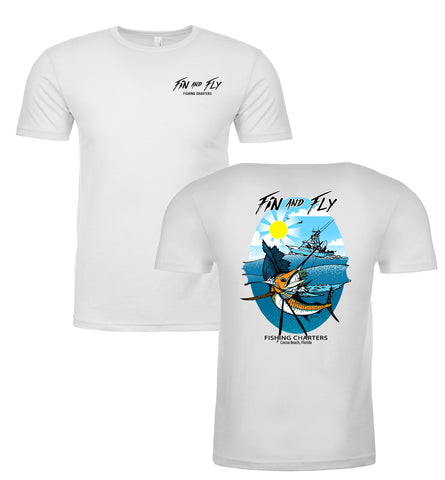 Sailfish Long Sleeve Fishing Shirt // White – Fin & Fly