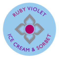 ruby violet ice cream sorbet logo