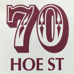70 hoe street e17 gift shop logo