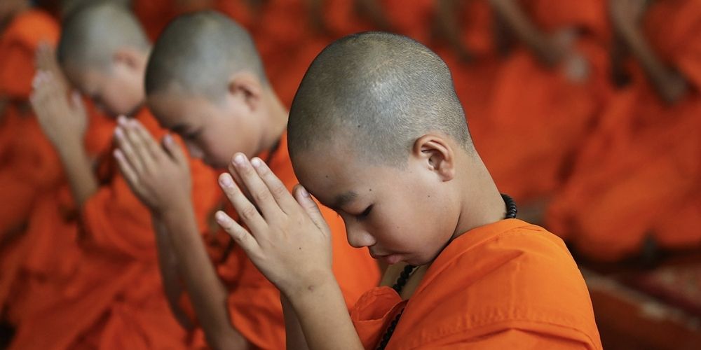 prière bouddhiste