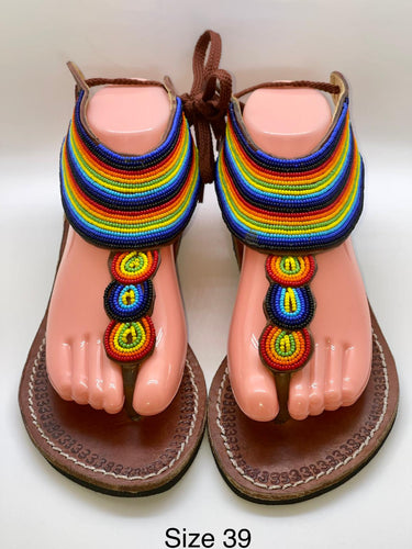 Handmade Leather Sandals/ African Maasai Shoes / Greek Sandals - Etsy