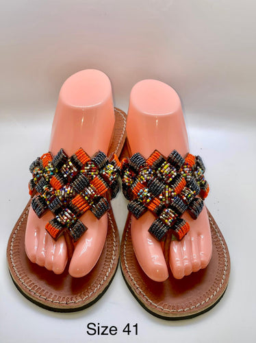 ON SALE African Masai Beaded Sandals _african Leather Sandals _handmade  Maasai Sandals _leather Sandals _ Sandals _women _maasai Sandals - Etsy |  Beaded sandals, Summer leather sandals, Leather sandals handmade