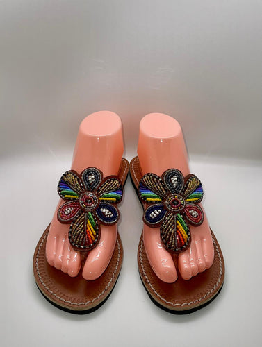 ON SALE Female Sandals Leather Sandals Masai Sandals African Handmade  Sandals Beach Sandals Summer Sandals Women Sandals Gladiators, Gift - Etsy  | Handmade sandals, Beaded sandals, Sandals summer